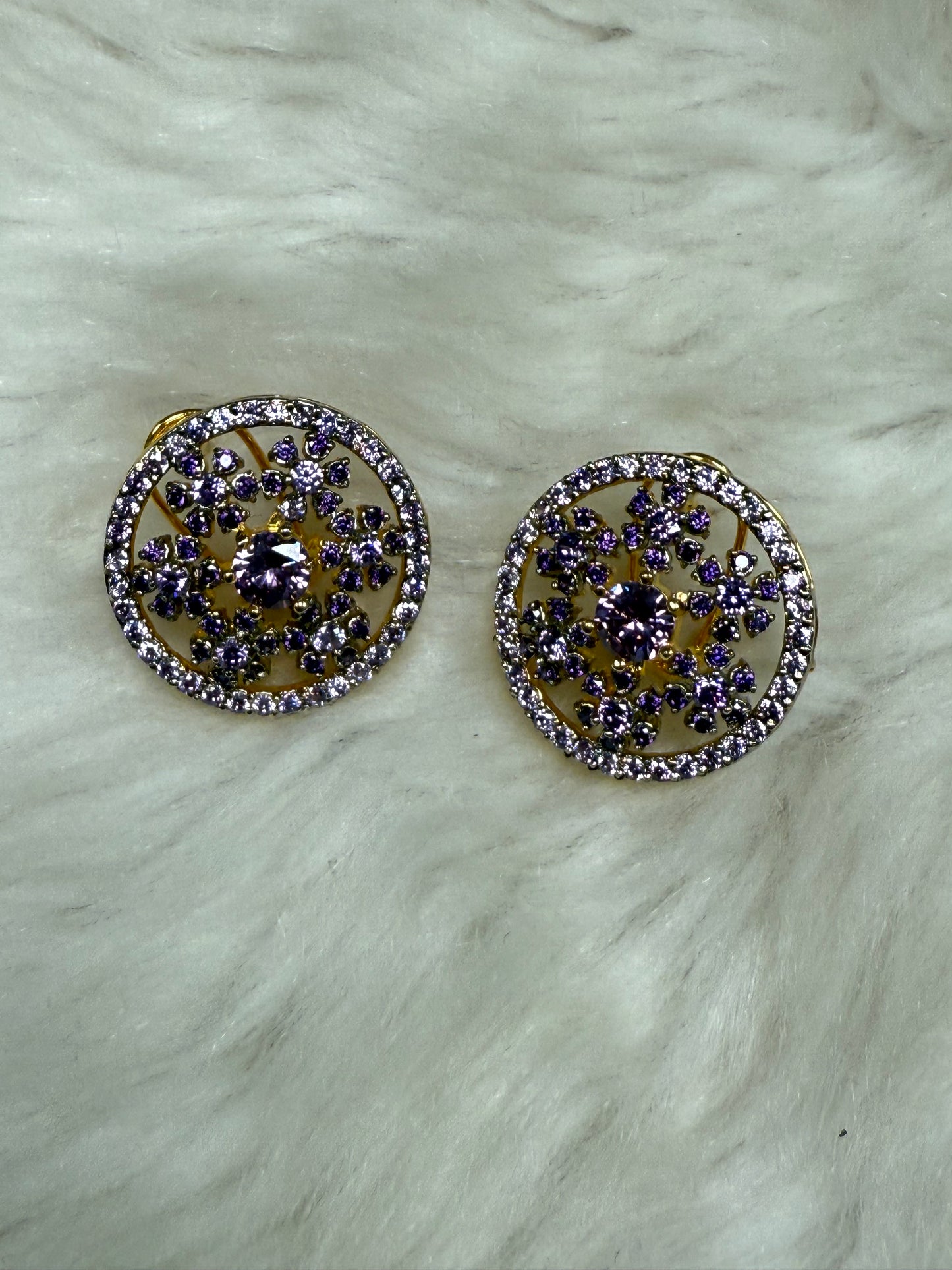 Golden Glow Studs-Tp39