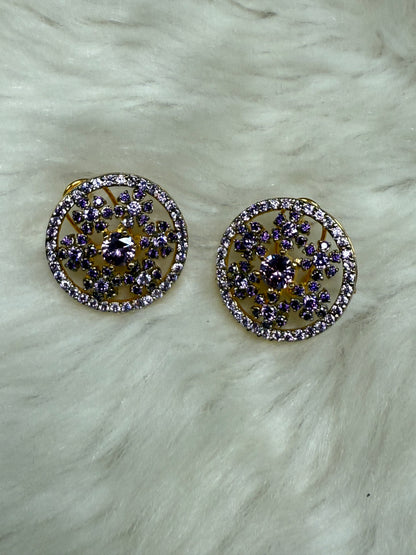 Golden Glow Studs-Tp39