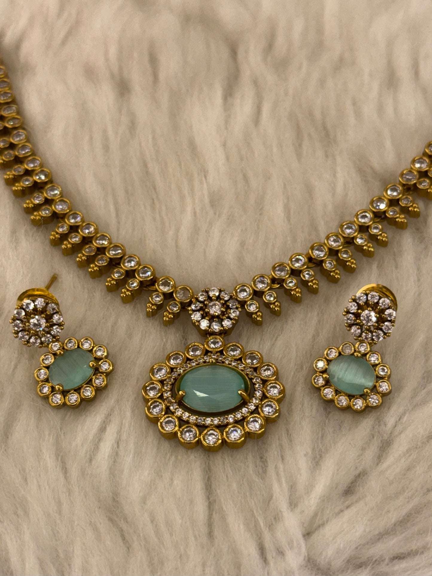 Goldplated necklace set-Ns70