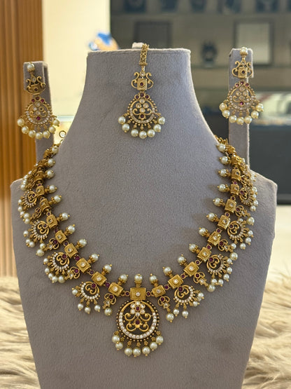 Goldplated Necklace Set-Ns115
