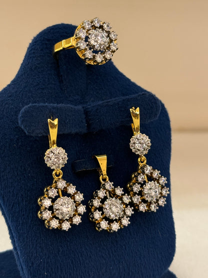 Goldplated Pendant Set-Ps68