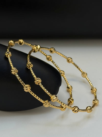 Gold Plated Bangles-B18
