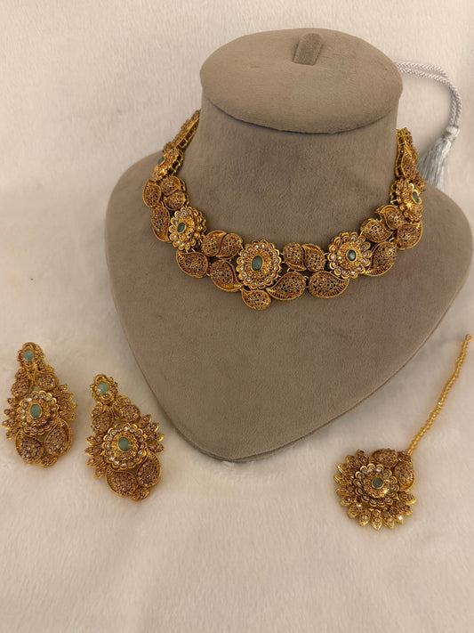 Goldplated Bridal Set-Bs165
