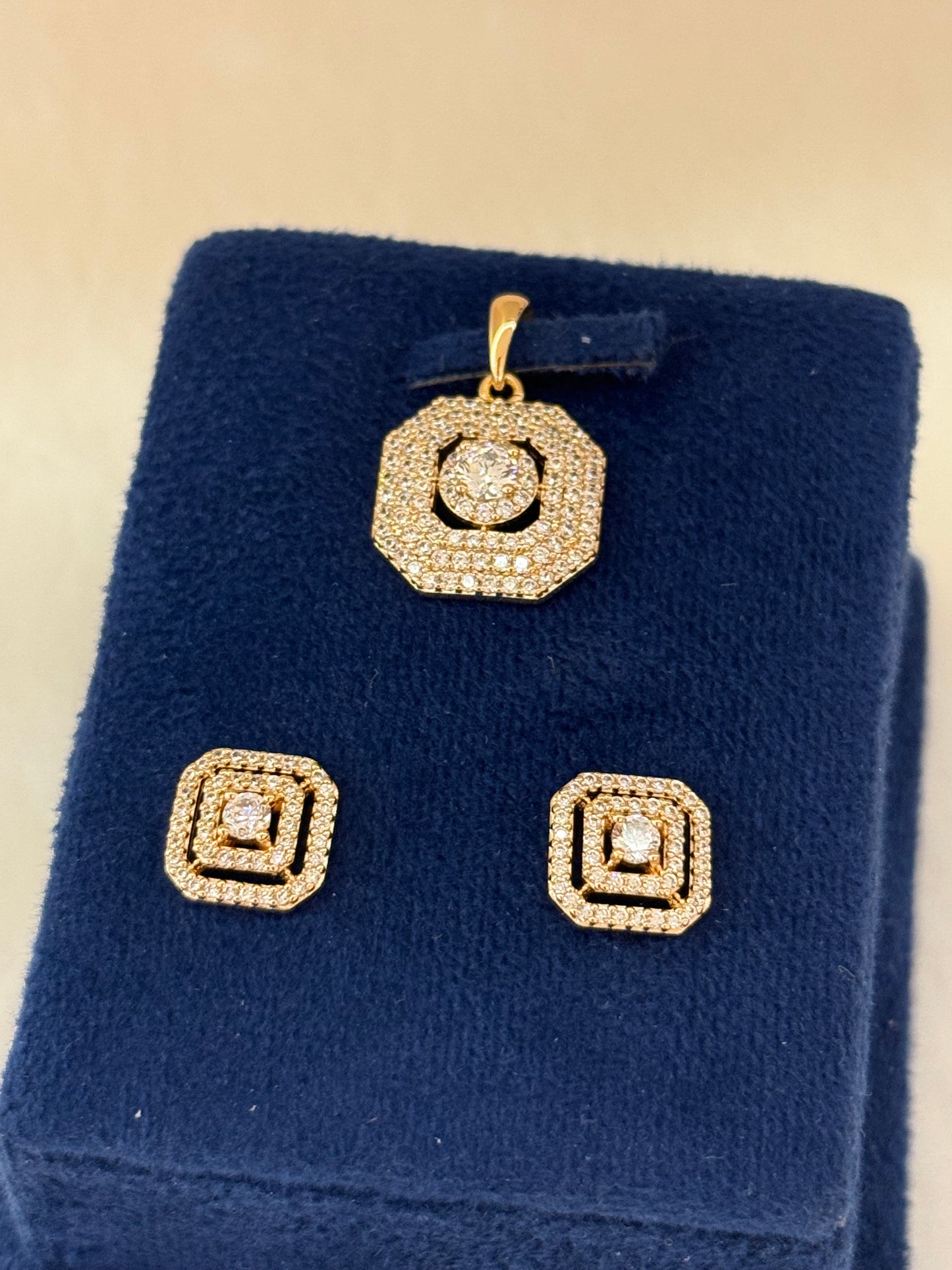 Goldplated Pendant Set-Ps90