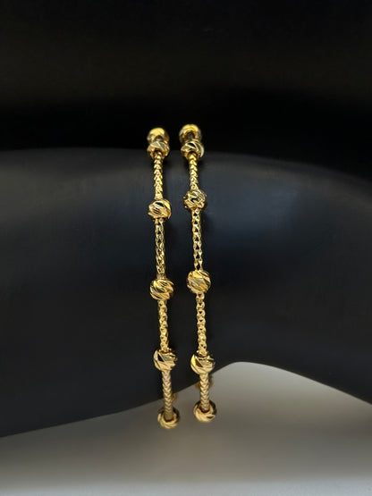 Gold Plated Bangles-B18