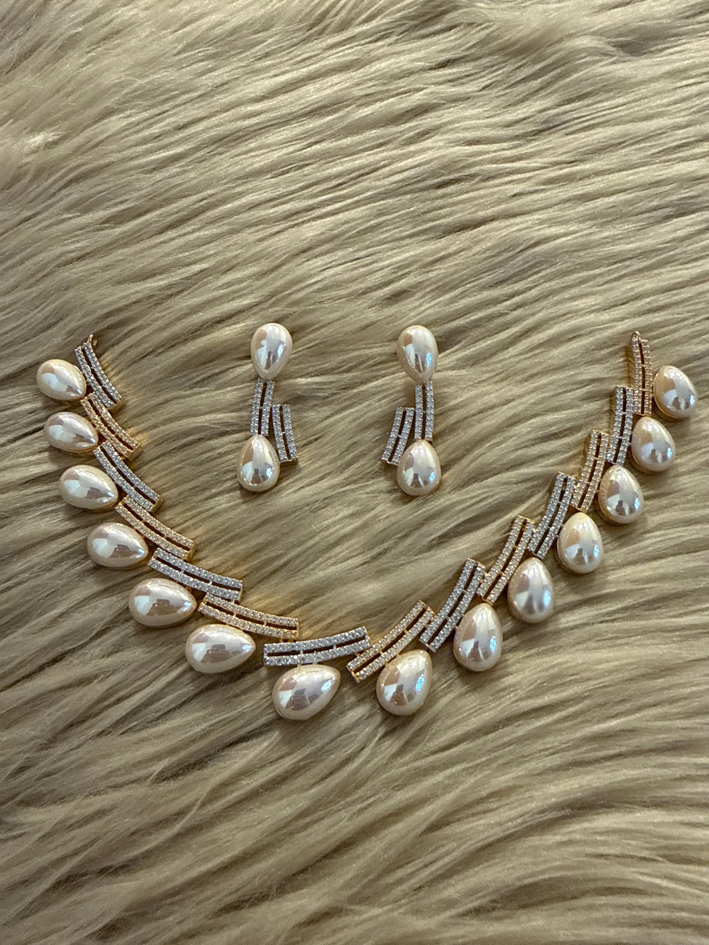 Goldplated Necklace Set-Ns88