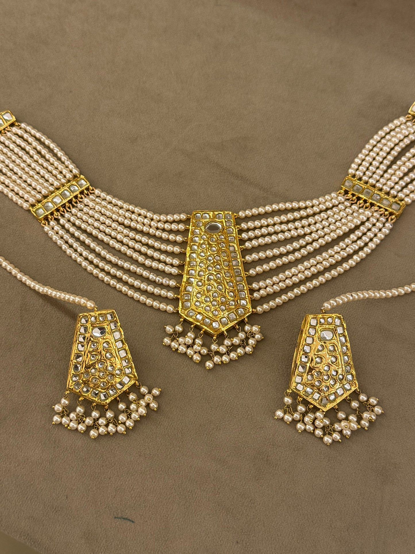 Goldplated Kundan Set-Bs160