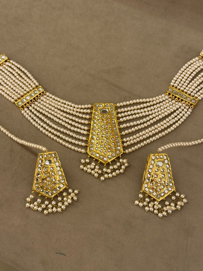 Goldplated Kundan Set-Bs160