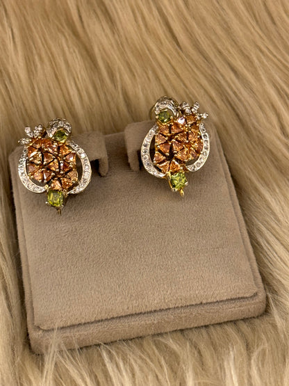 925 Silver GoldPlated Tops-STP112