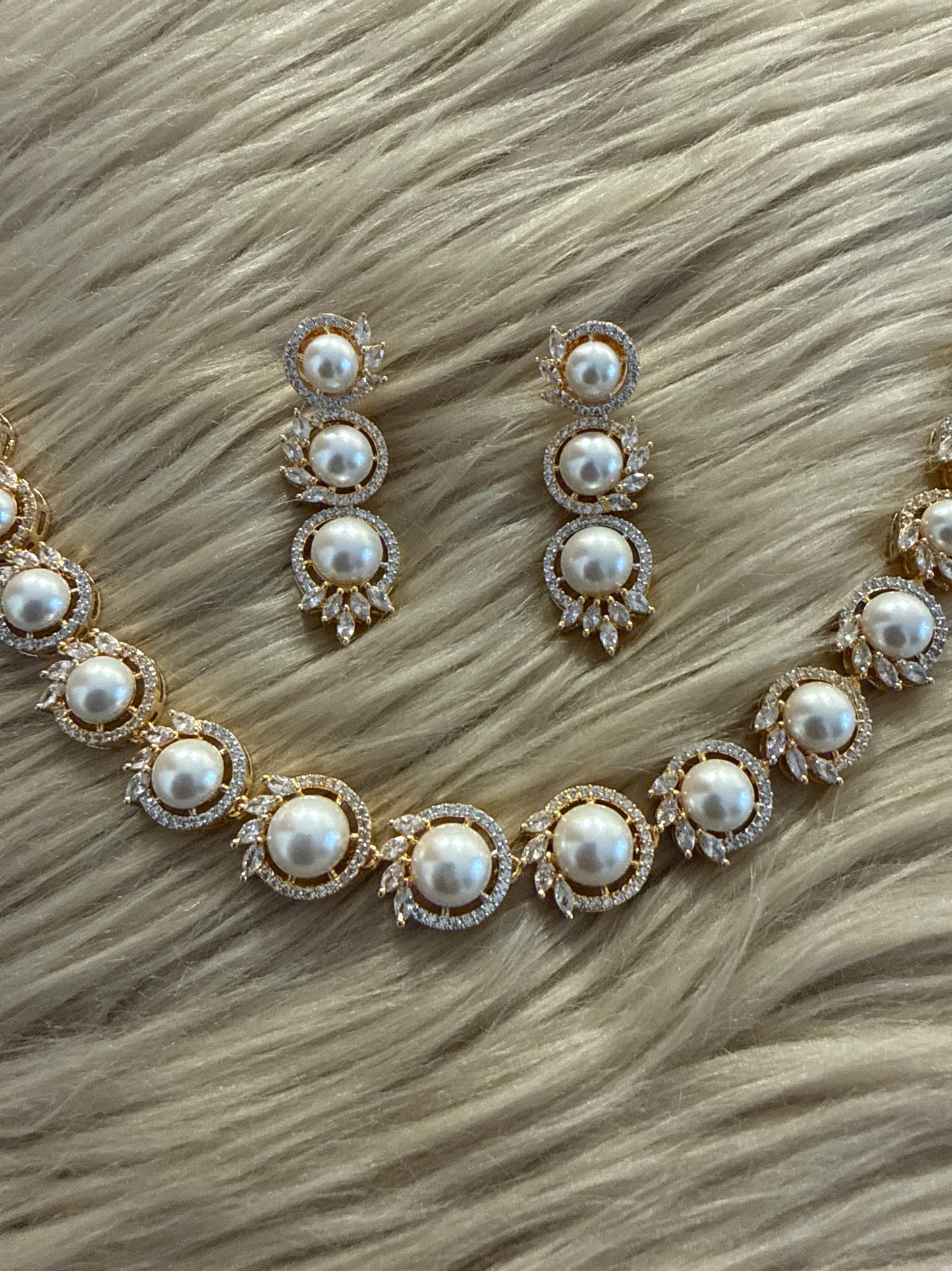 Goldplated Necklace Set-Ns86