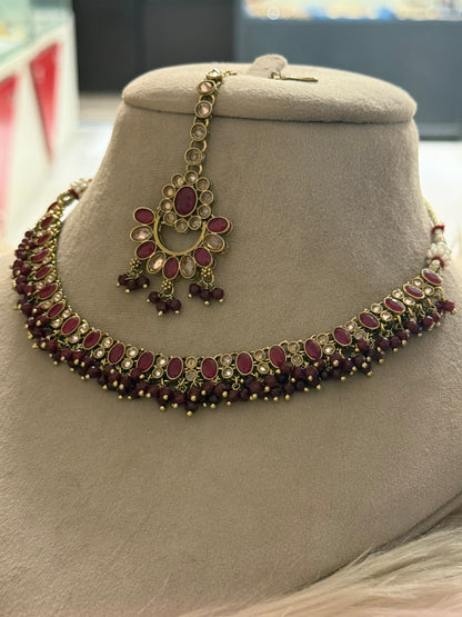 Goldplated Necklace Set-Ns101