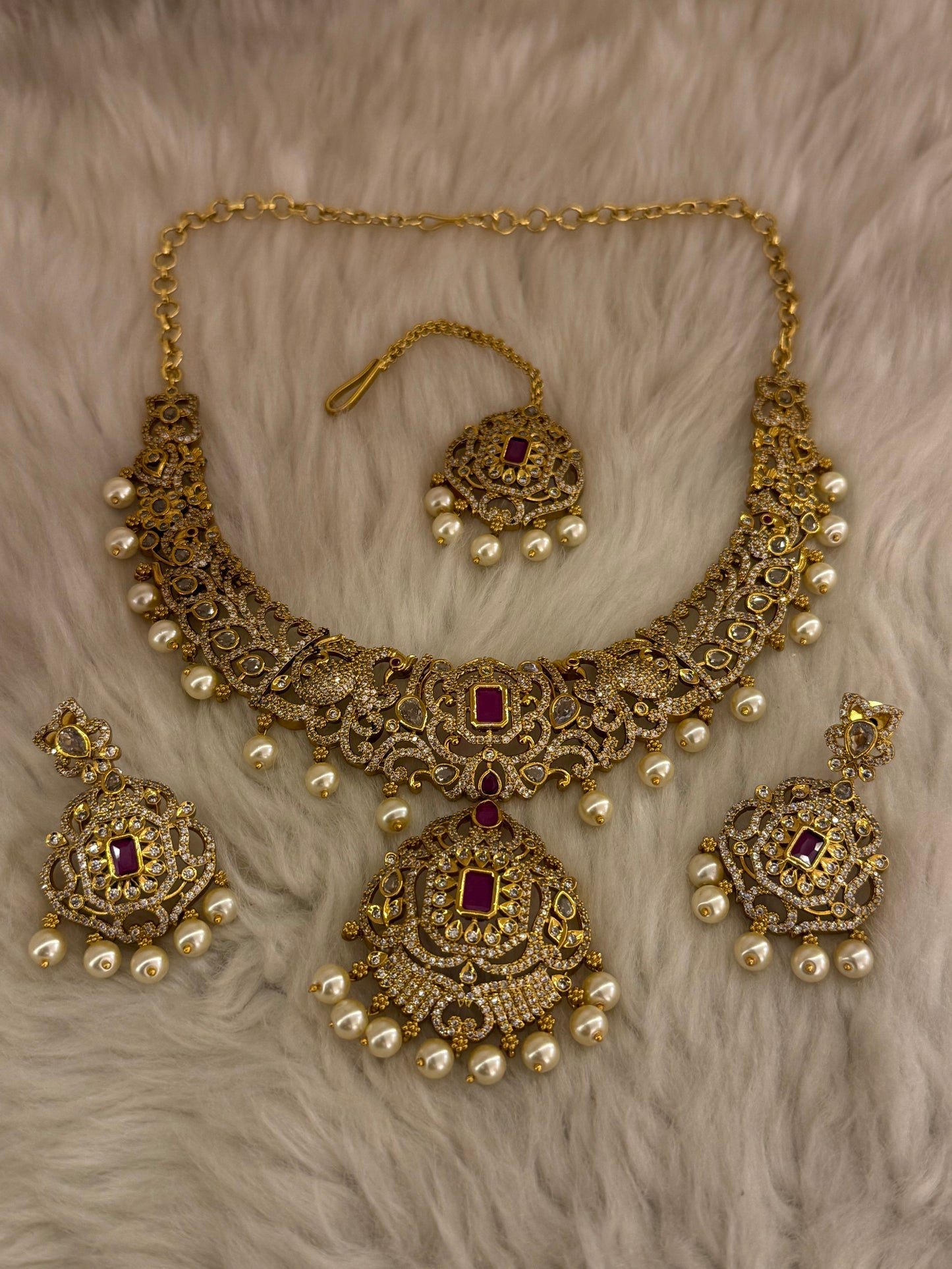 Gold Plated Mala Set-Ms6