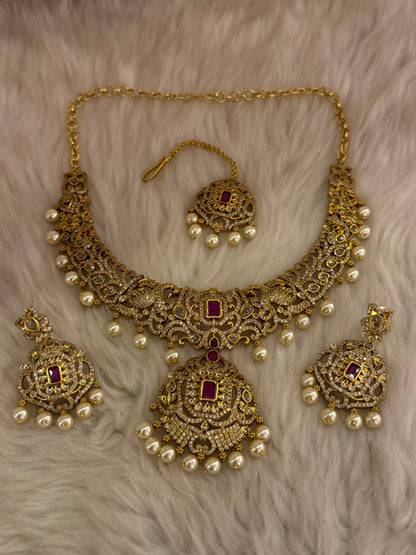 Gold Plated Mala Set-Ms6