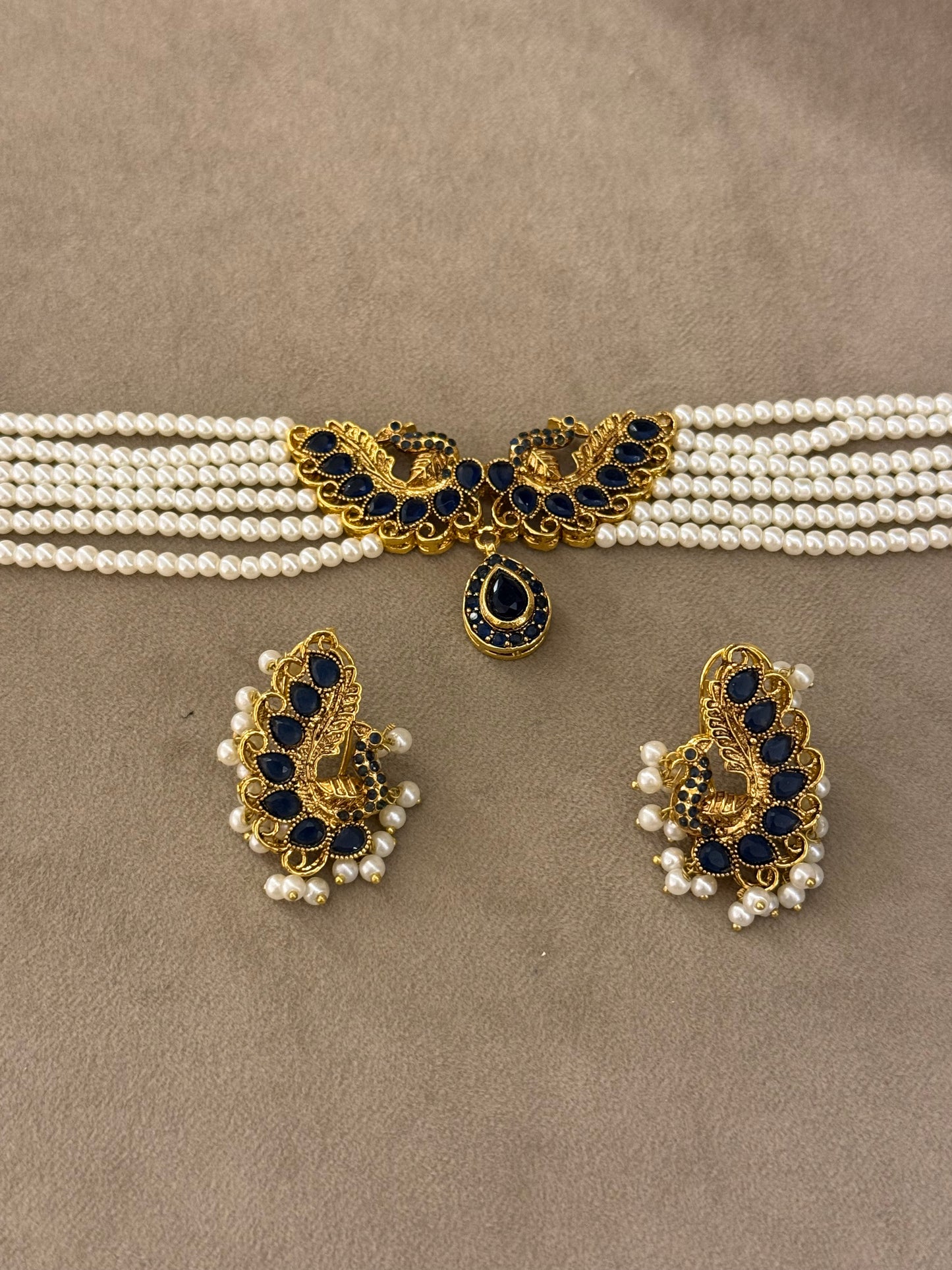 Goldplated Necklace Set-Bs161