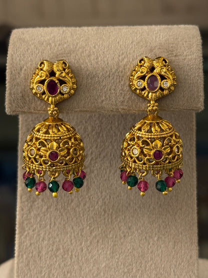 Gold Plated Earrings-Er64