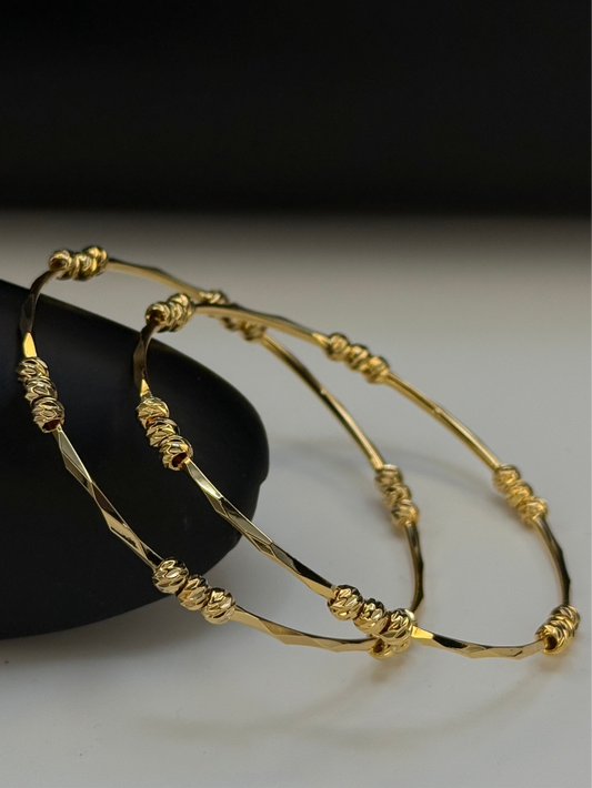 Gold Plated Bangles-B15