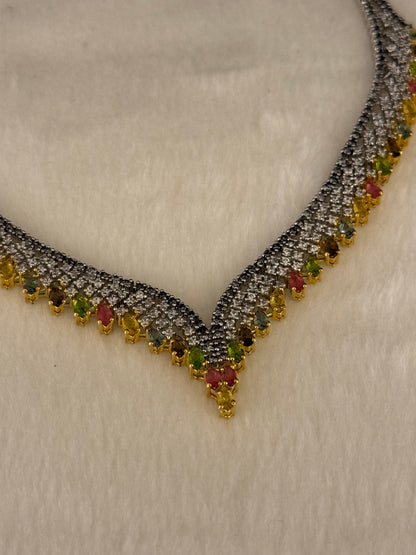 925 Necklace Set-SNS45