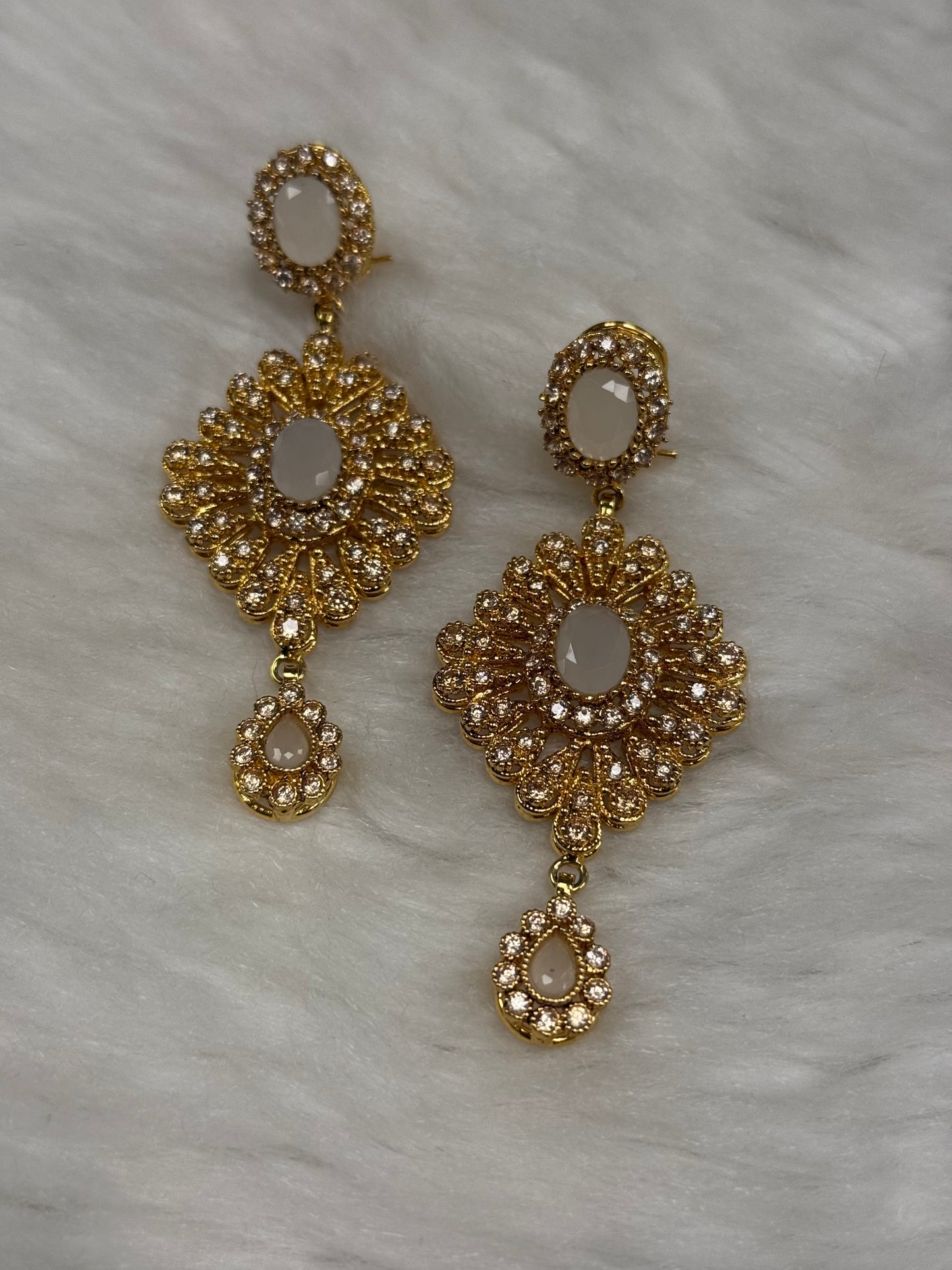 Golden Bloom Earrings-Er22