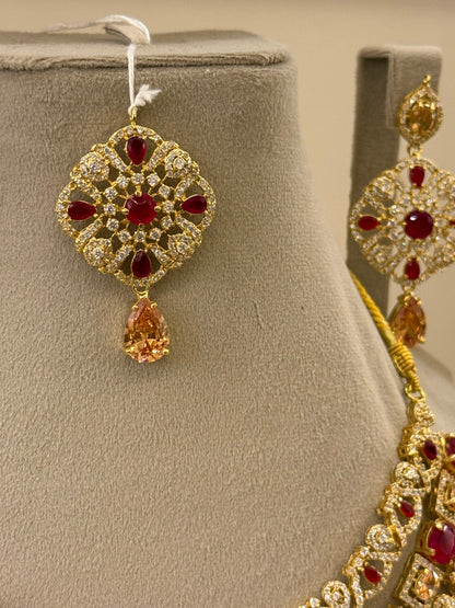 Goldplated Bridal Set-Bs83