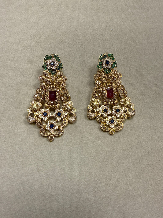 Red and Green Earrings-Er55