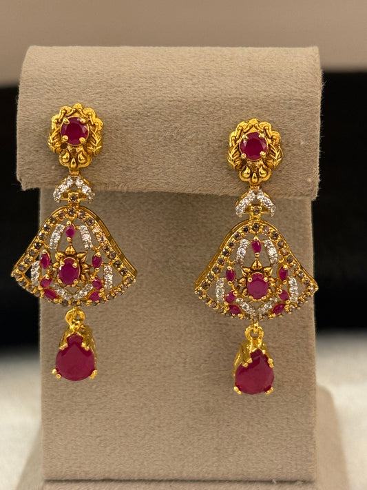 925 Goldplated Earrings-SER10