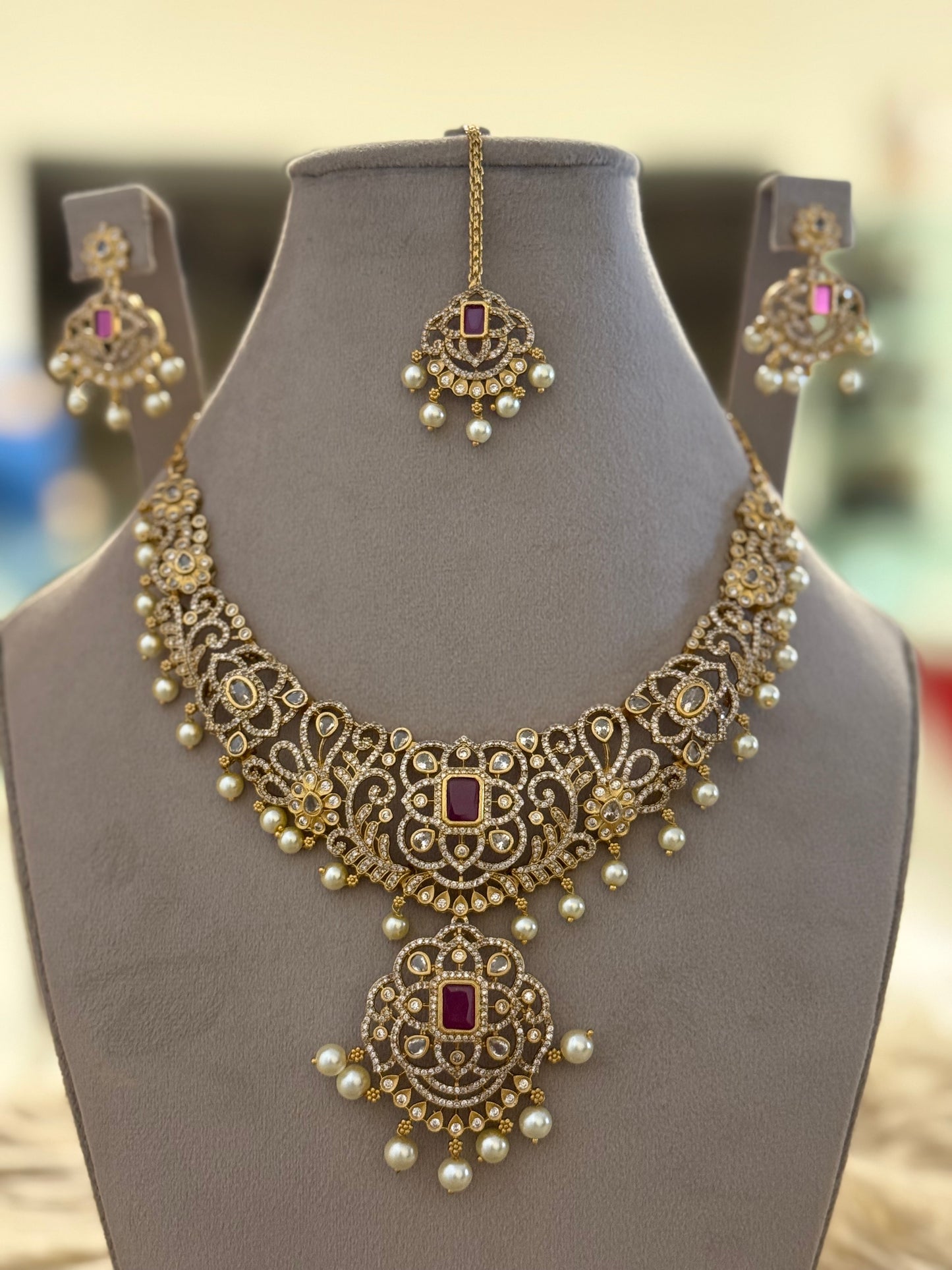 Goldplated Necklace Set-Ns119