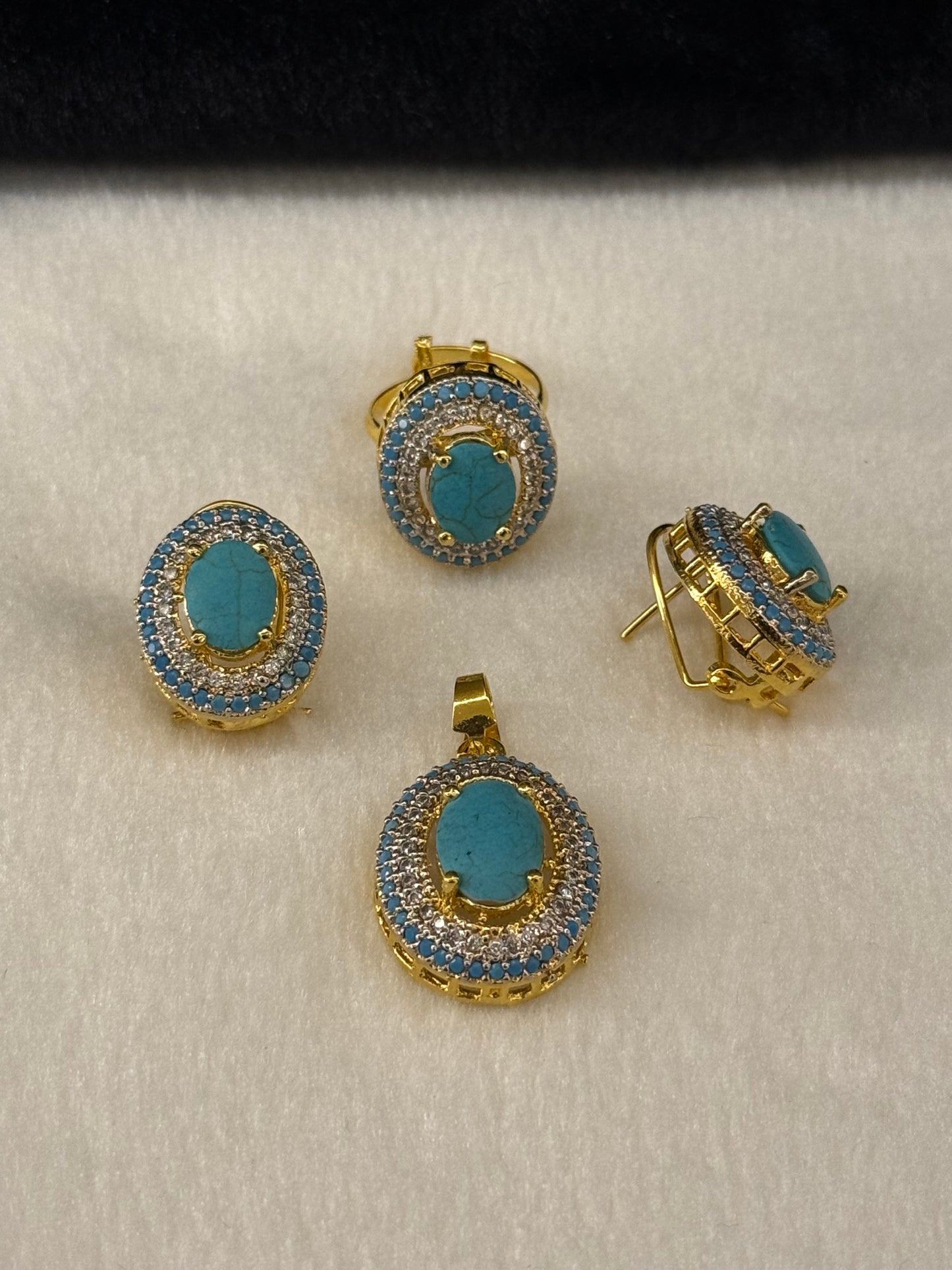 Goldplated Pendant Set-Ps55