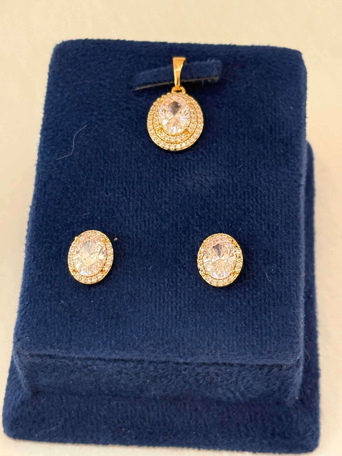 Goldplated Pendant Set-Ps78