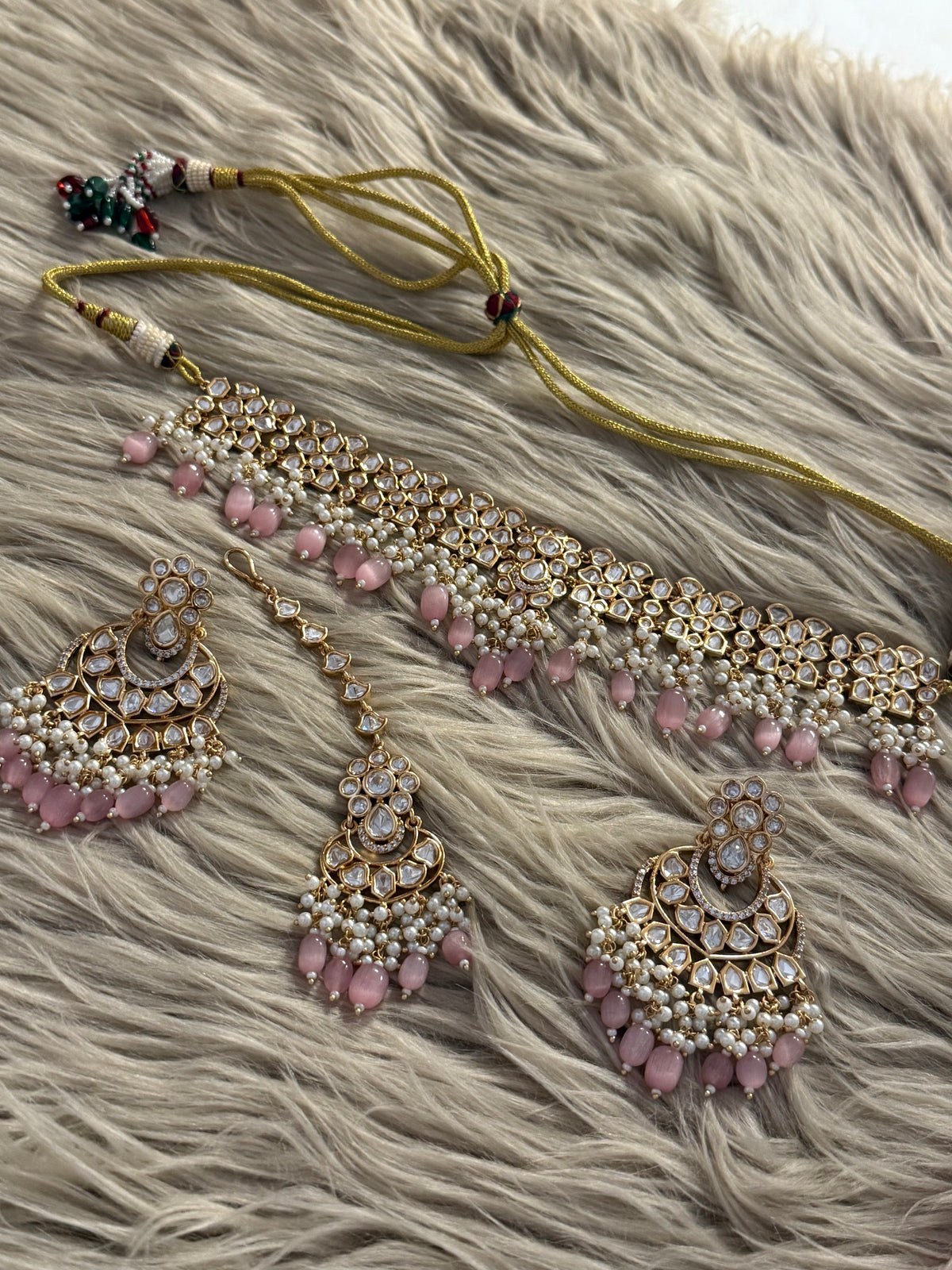 Goldplated Choker Set-Ns122