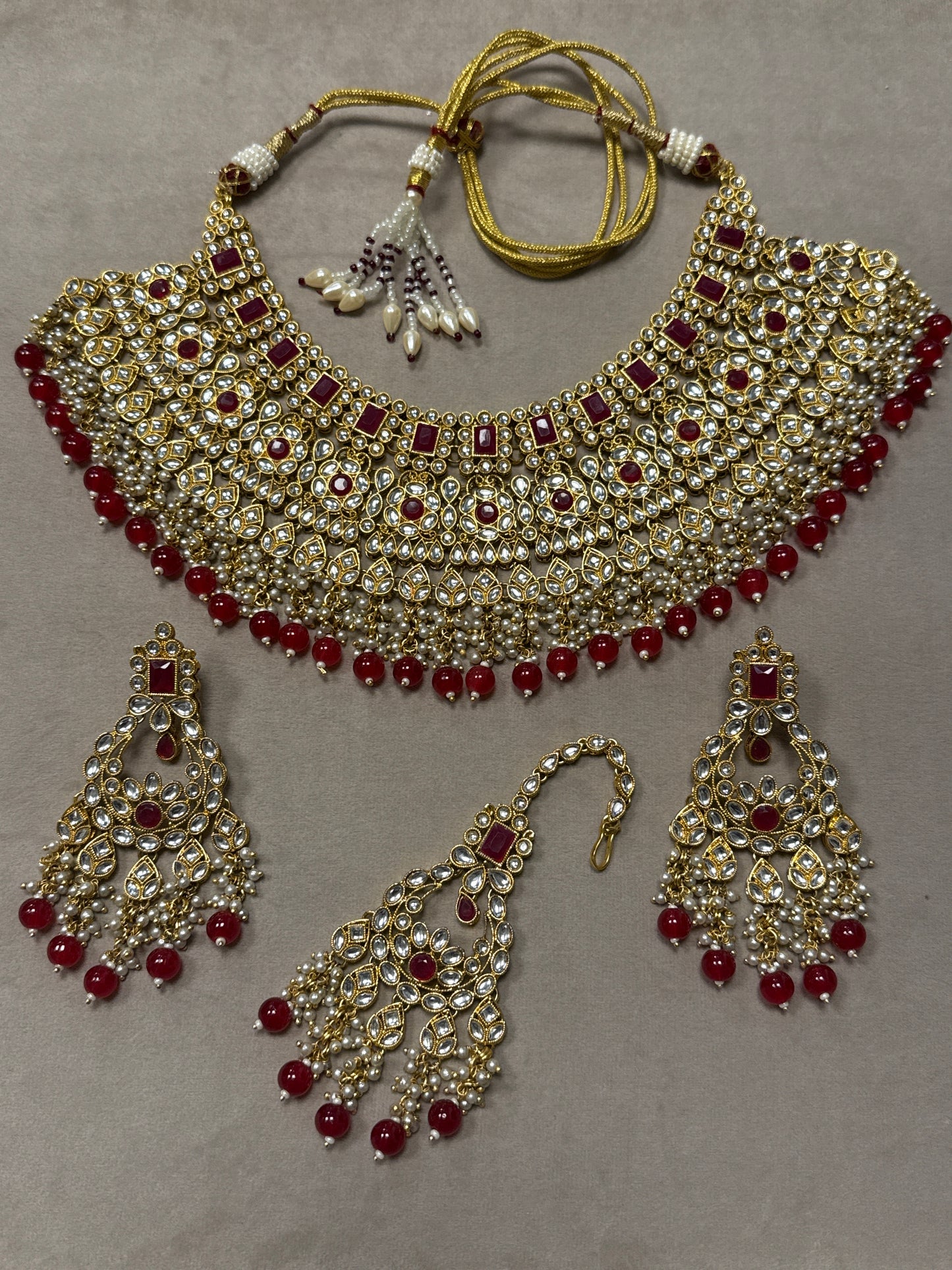 Noor-e-Ruby Bridal Set-Bs46