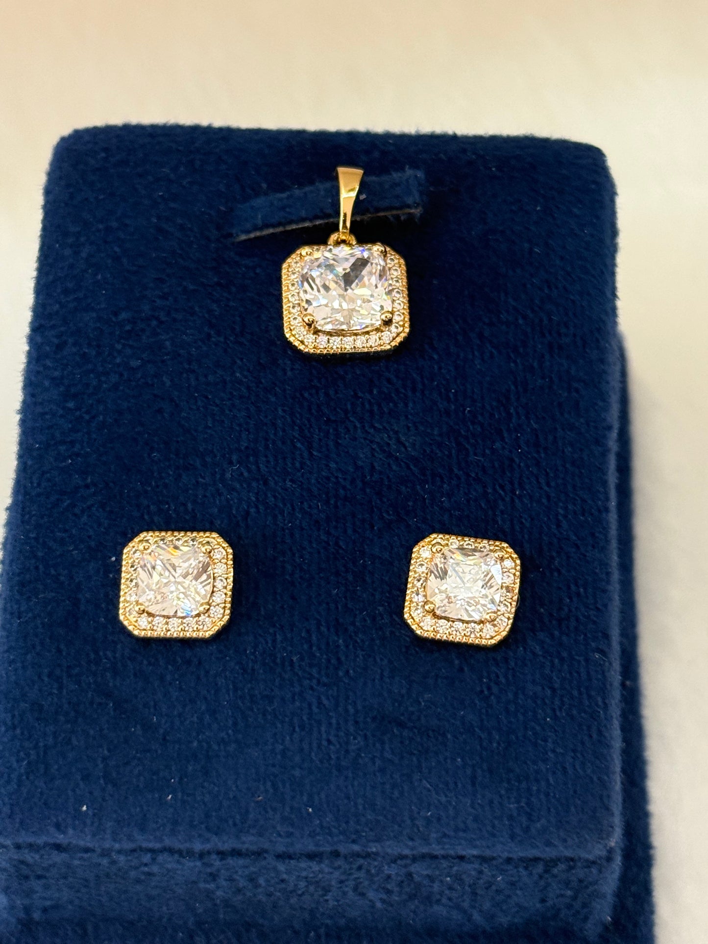 Goldplated Pendant Set-Ps91