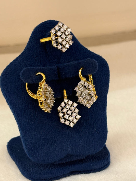 Goldplated Pendant Set-Ps72