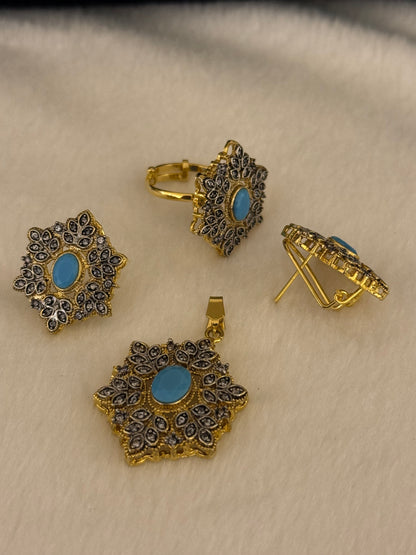 Goldplated Pendant Set-Ps50