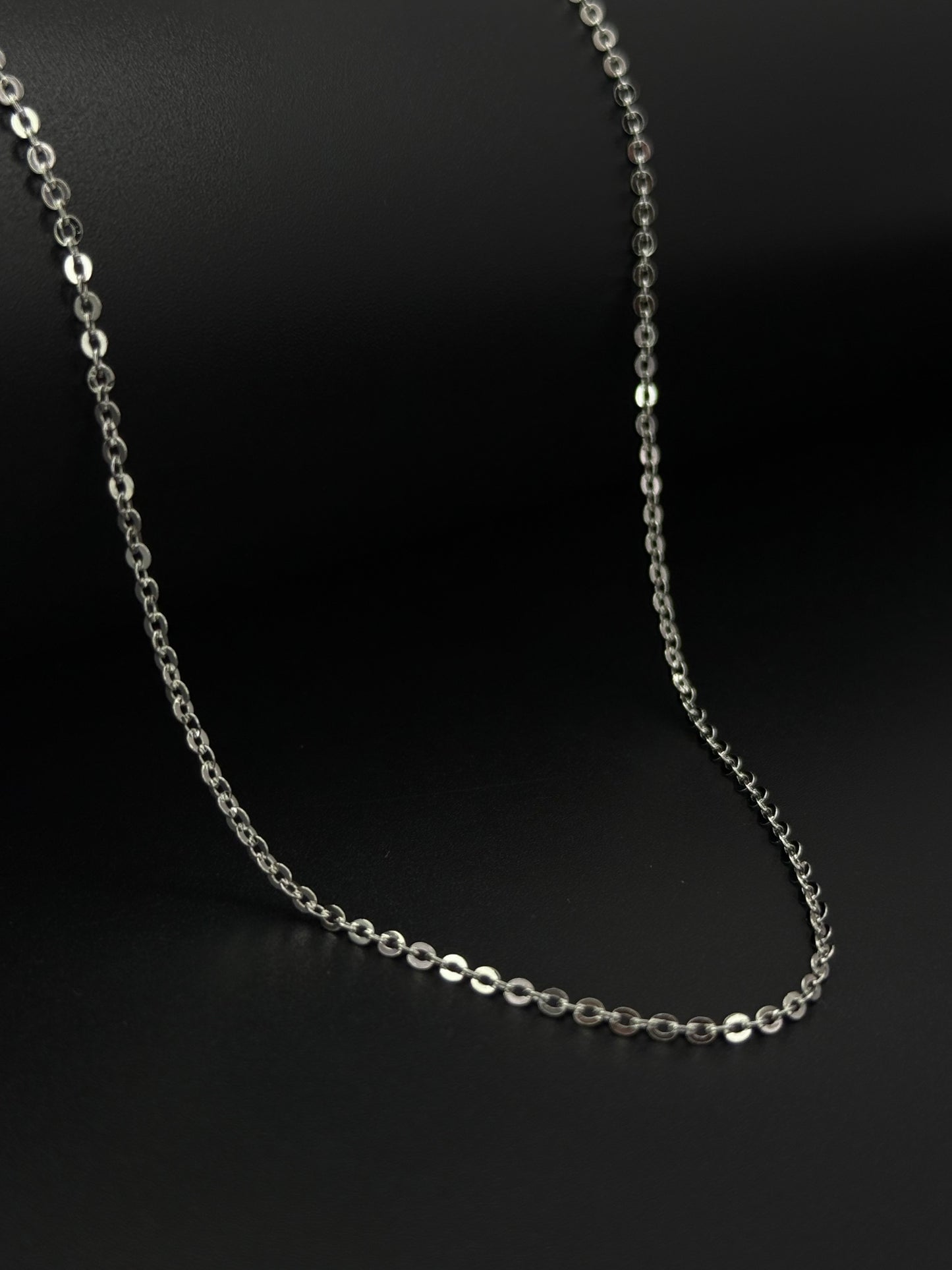 Rhodium Plated Chain-Ch8