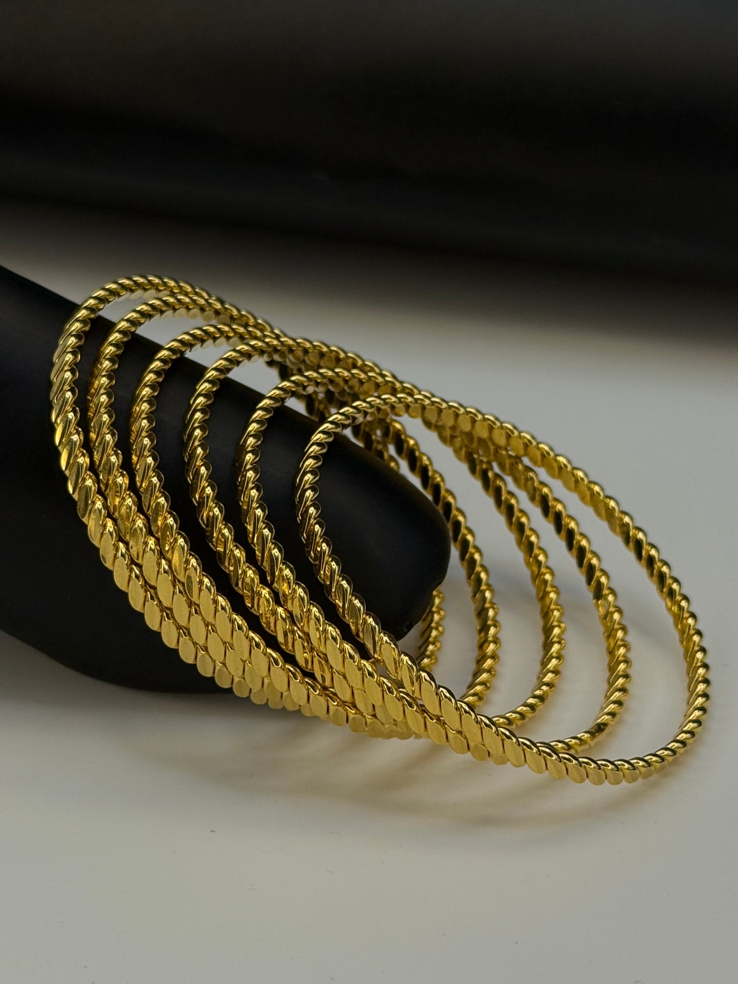 Gold Plated Bangles-B20