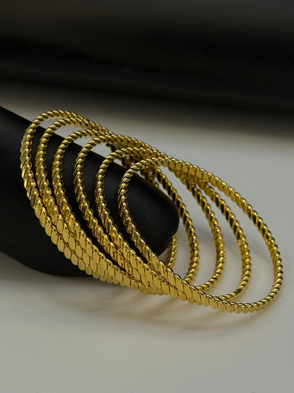 Gold Plated Bangles-B20