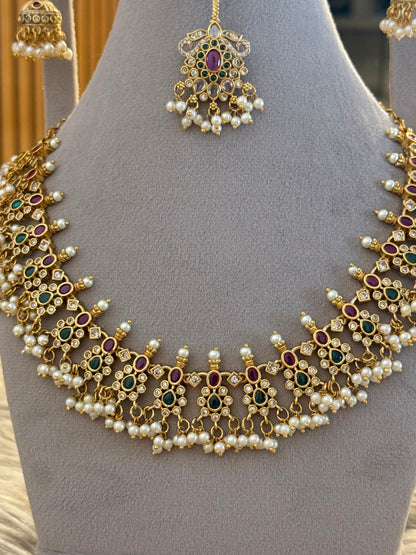 Goldplated Necklace Set-Ns109