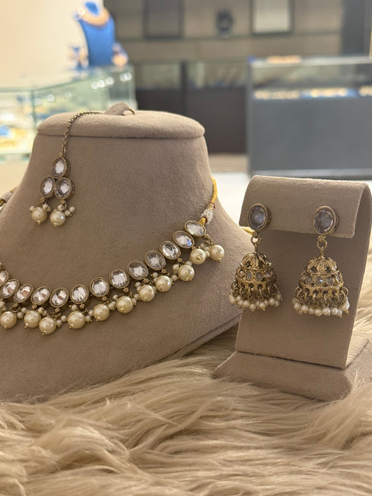 Goldplated Necklace Set-Ns95