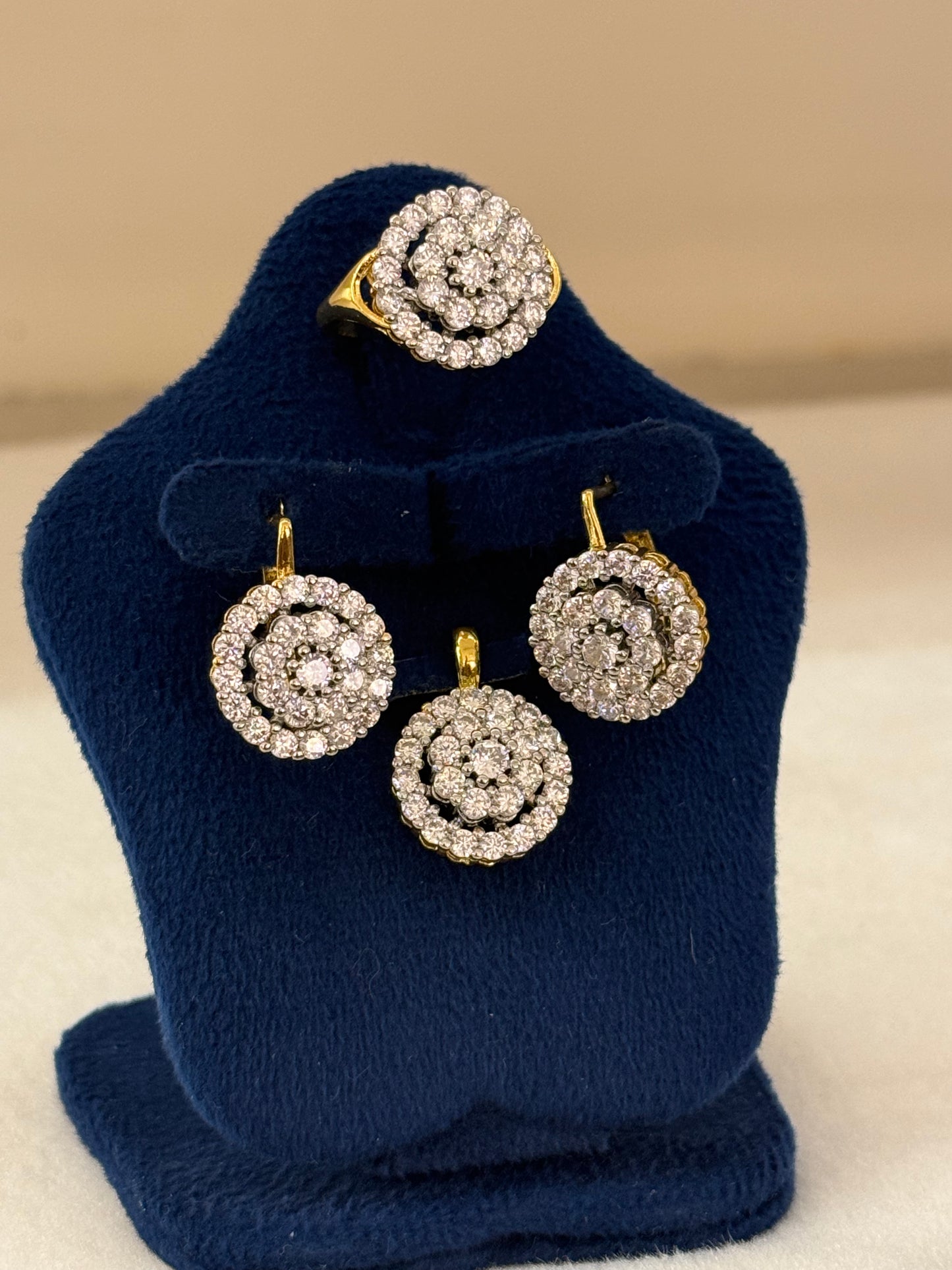 Goldplated Pendant Set-Ps64