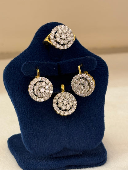 Goldplated Pendant Set-Ps64