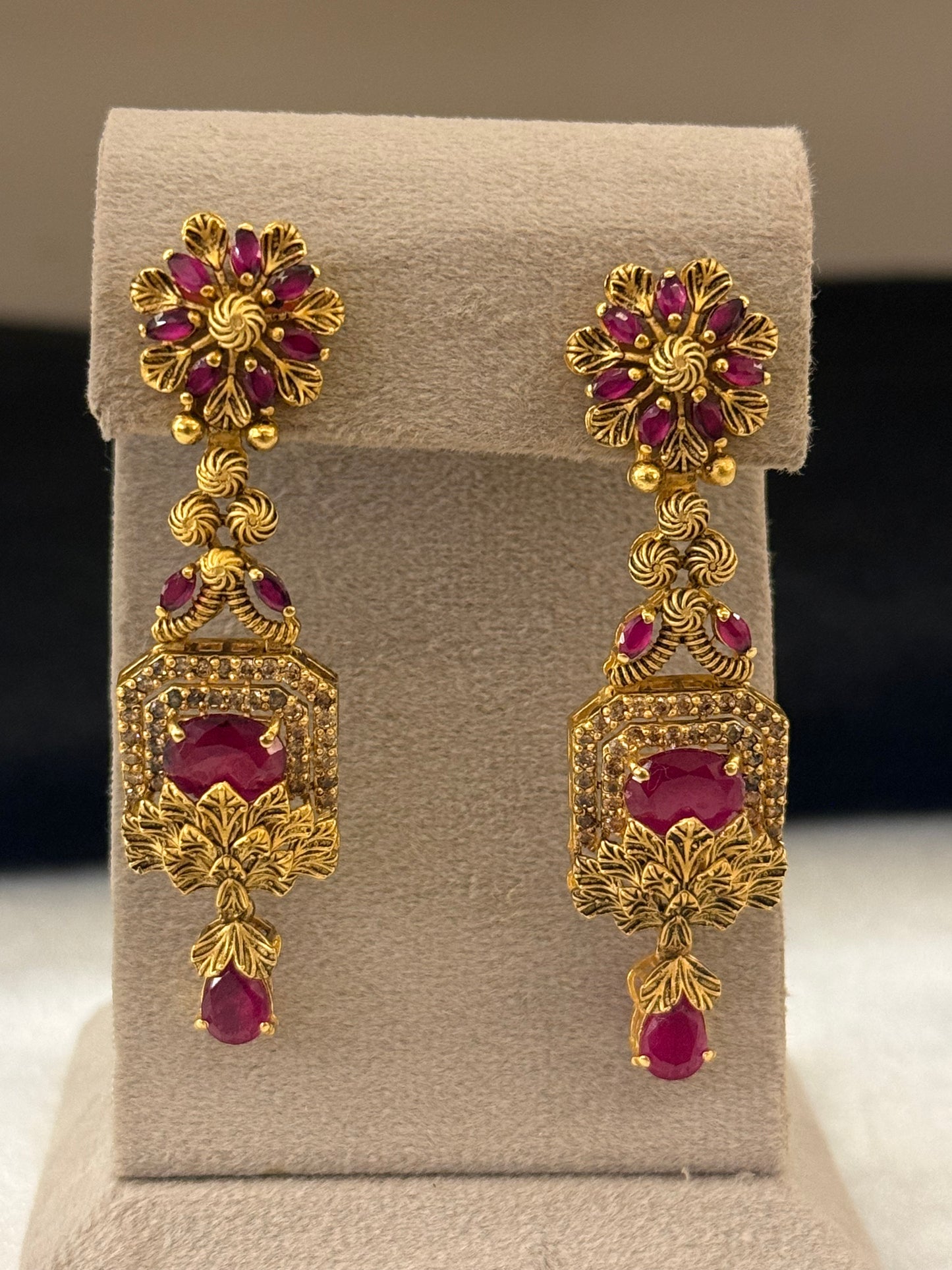 925 Goldplated Earrings-SER12