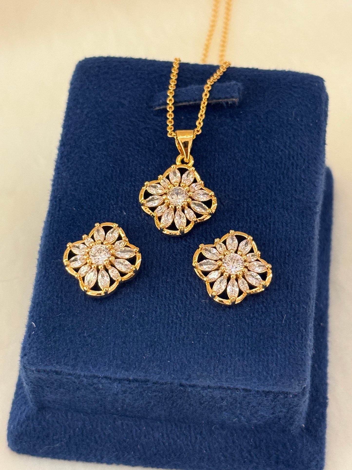 Goldplated Pendant Set-Ps85