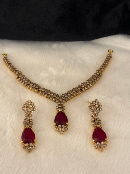 925 Necklace Set-SNS36