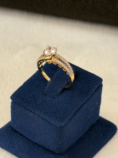 GoldPlated Ring-R124