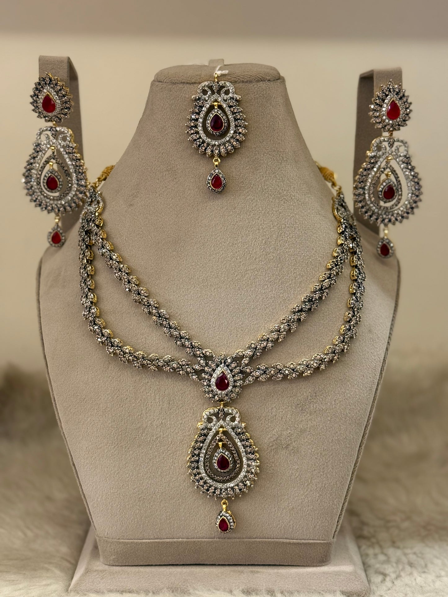 Goldplated Bridal Set-Bs82