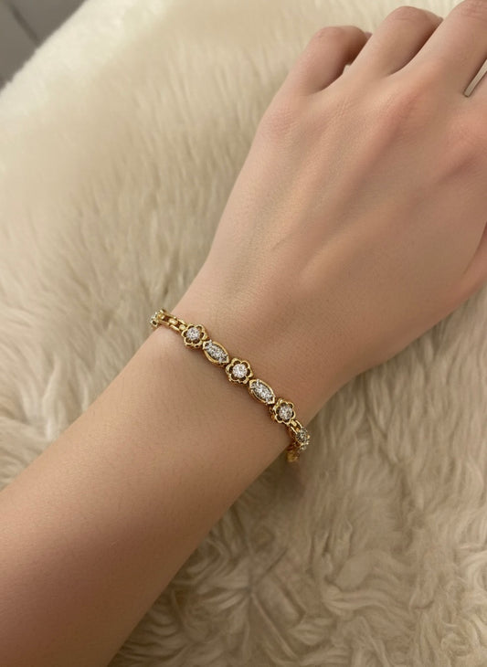 Goldplated bracelet-Bs21
