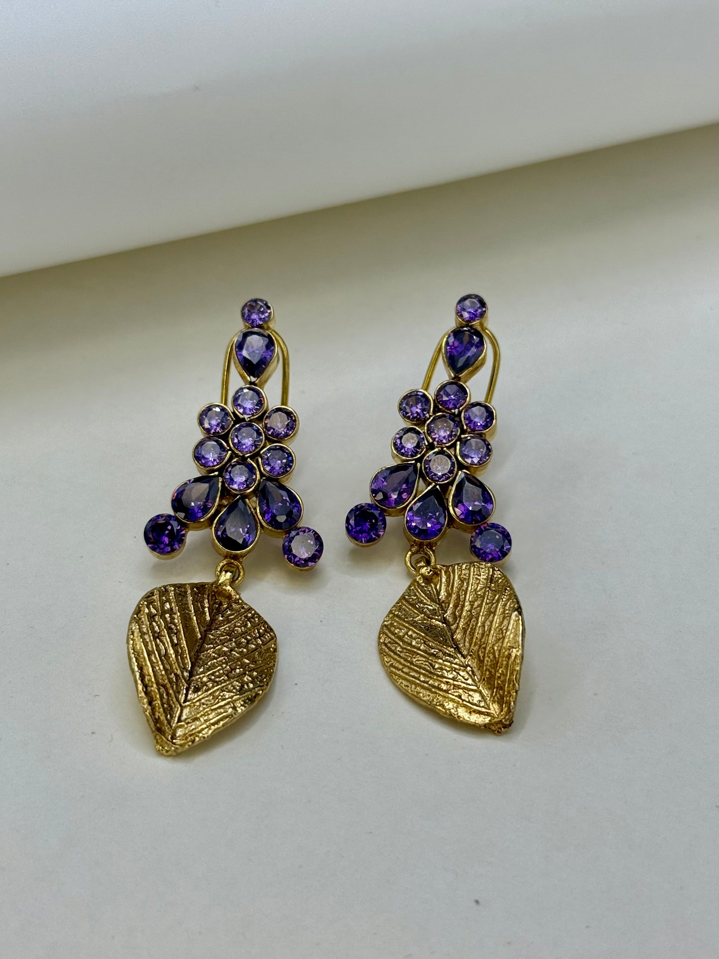 Leaf Polki Earrings-ER7