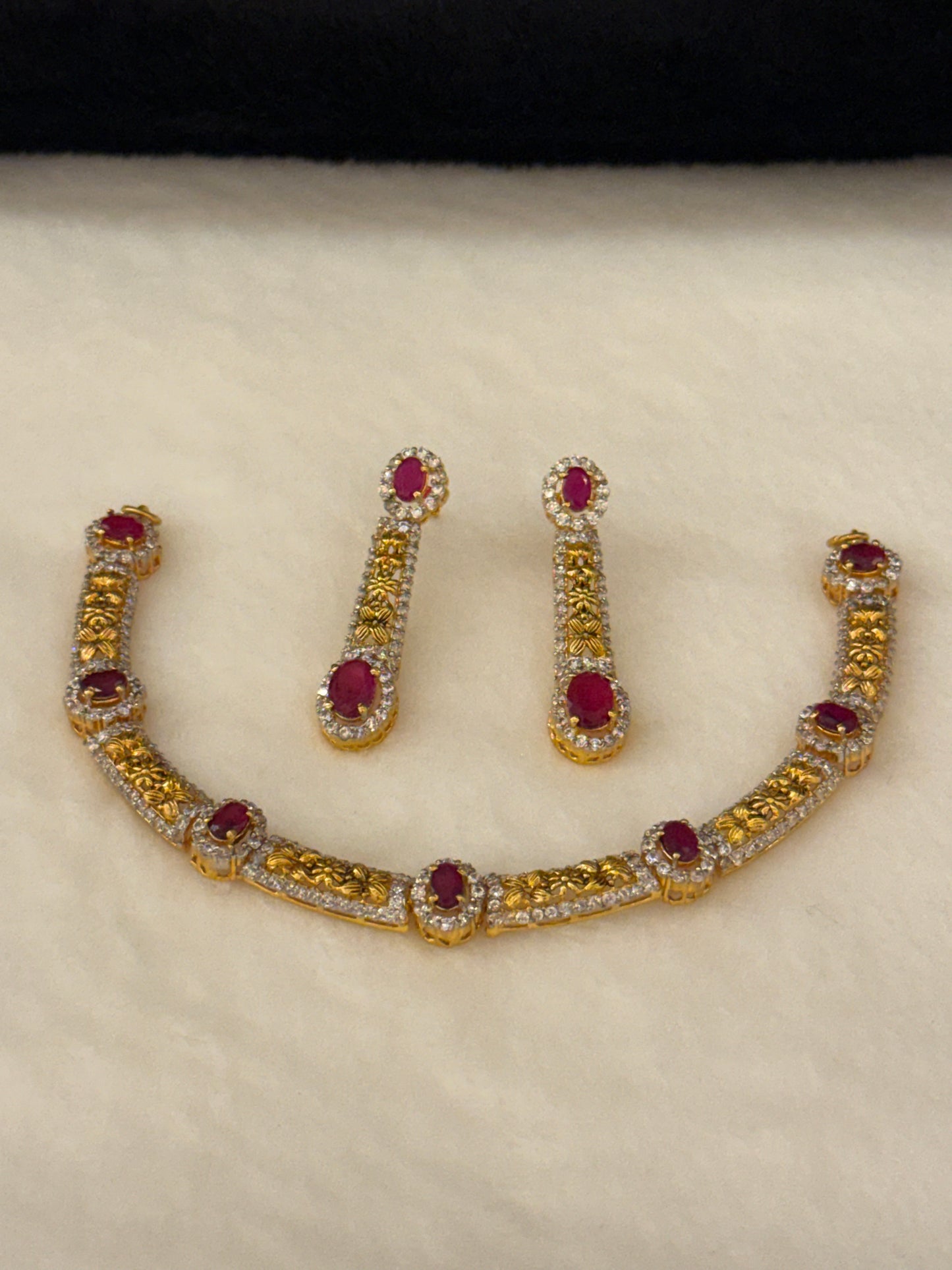 925 Goldplated Necklace Set-SNS58