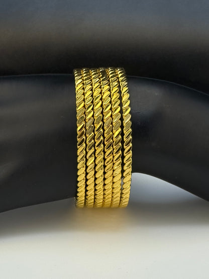 Gold Plated Bangles-B20