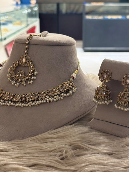 Goldplated Necklace Set-Ns100